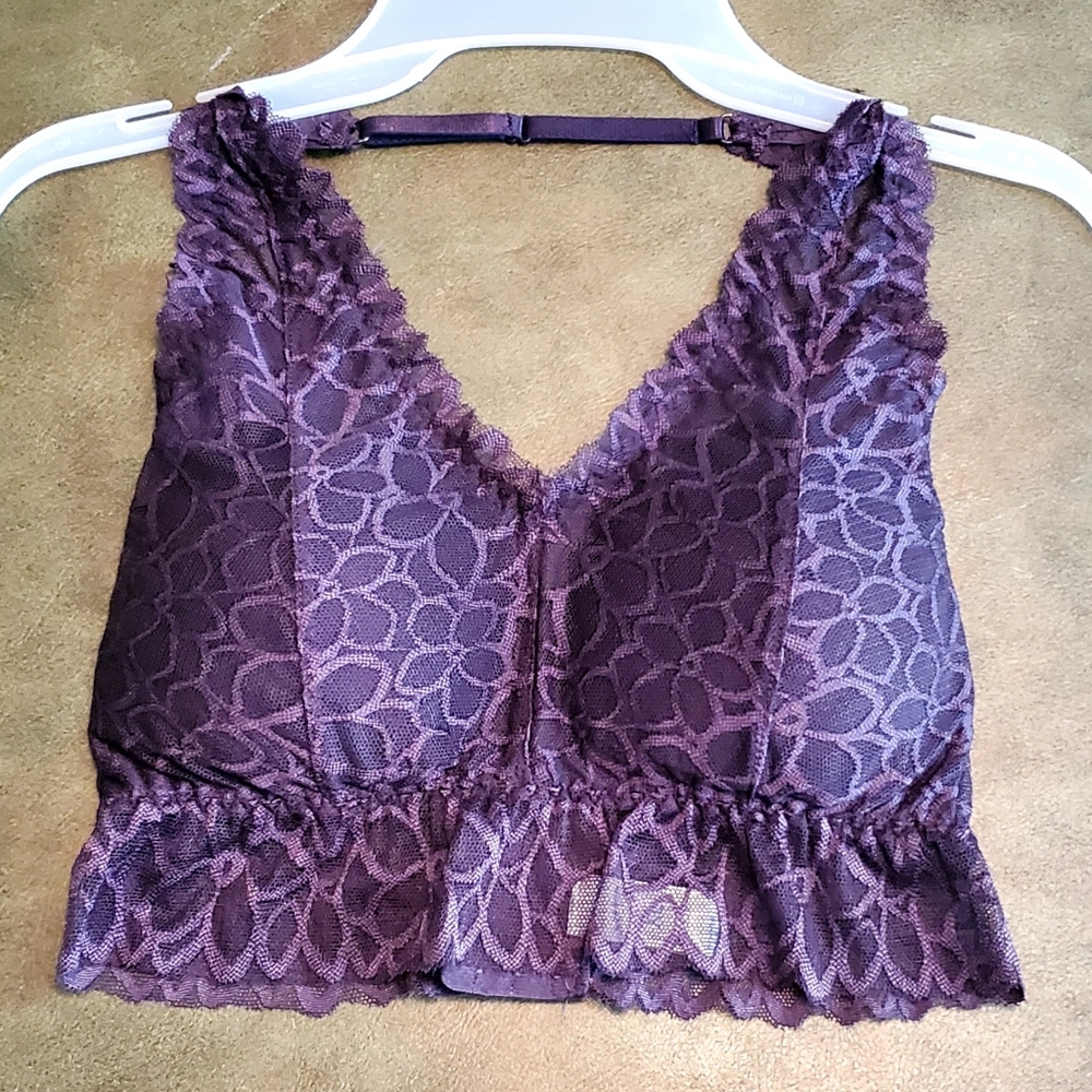 Just be, Bra, Dark Purple, Size 38 C